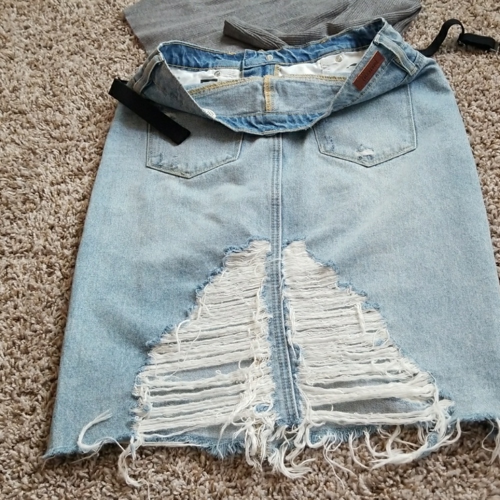 Jeans destroyed very stylish skirt - Picture 5 of 8
